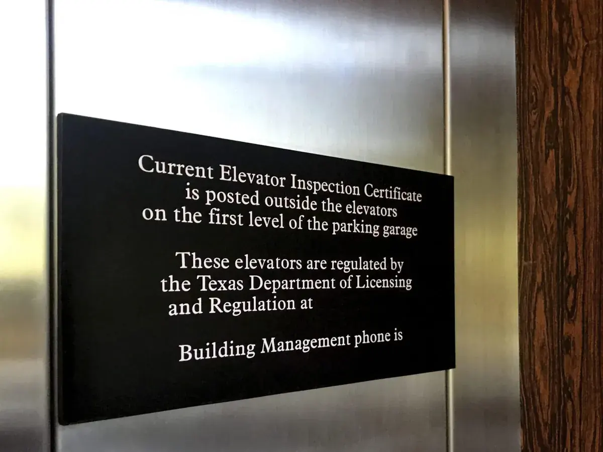 Informational Signs customer work by Tennessee Sign Company